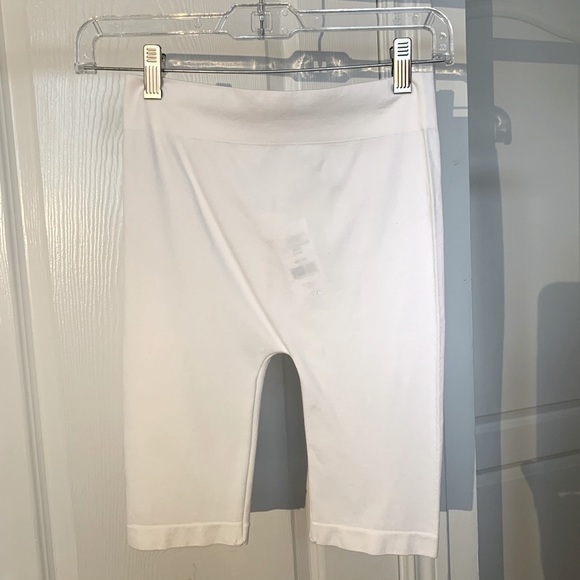 NWT| White Biker Shorts - Picture 2 of 5